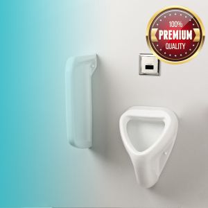 Keramik-Urinal TP630-1, Pissoir, Wandurinal, wandhängend, Wassereinlass hinten