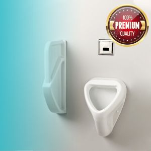 Keramik-Urinal TP630-2, Pissoir, Wandurinal, wandhängend, Wassereinlass oben